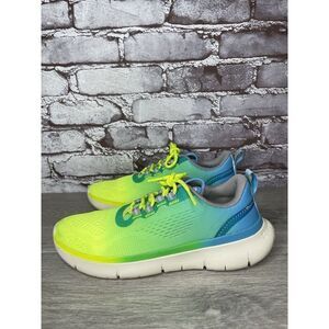 Cole Haan Zero Grand 212850 Journey Blue Yellow Synthetic Shoes Women 7.5M US/38
